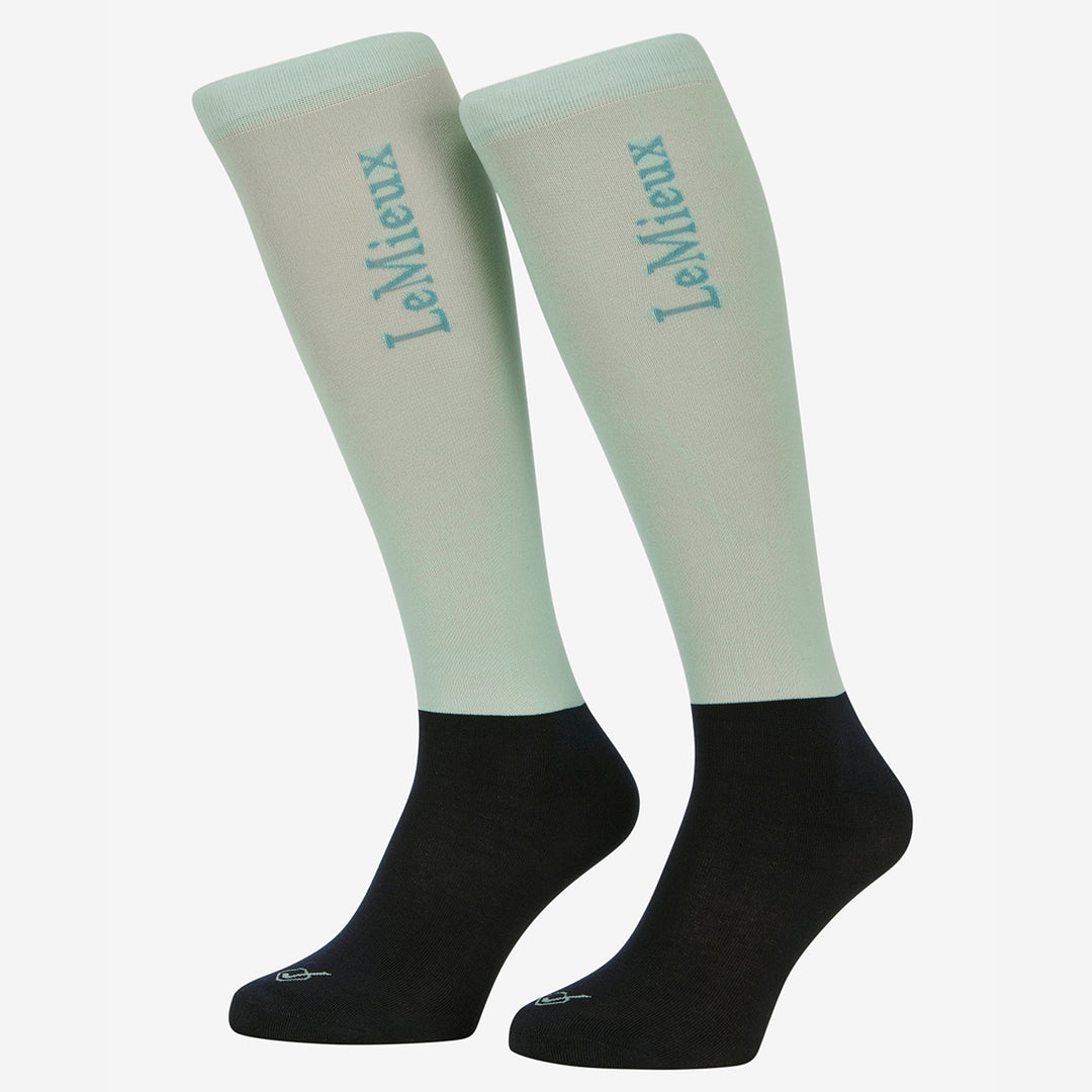 LeMieux Competition Socks 2 pack - Aqua