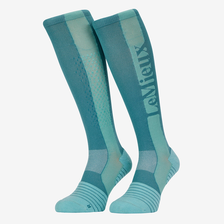 LeMieux Ladies Silicone Sock - Aqua