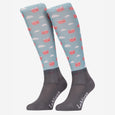 LeMieux Ladies Footsie Socks - Flying Pigs