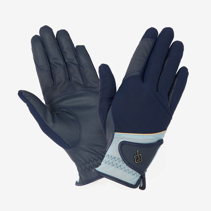 LeMieux Pro Mesh Glove - Navy/Aqua