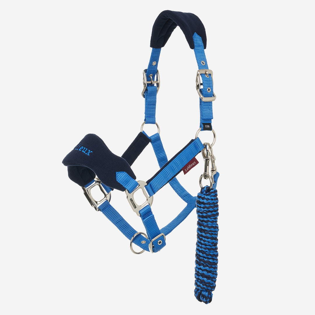 LeMieux Vogue Headcollar & Leadrope - Benetton Blue