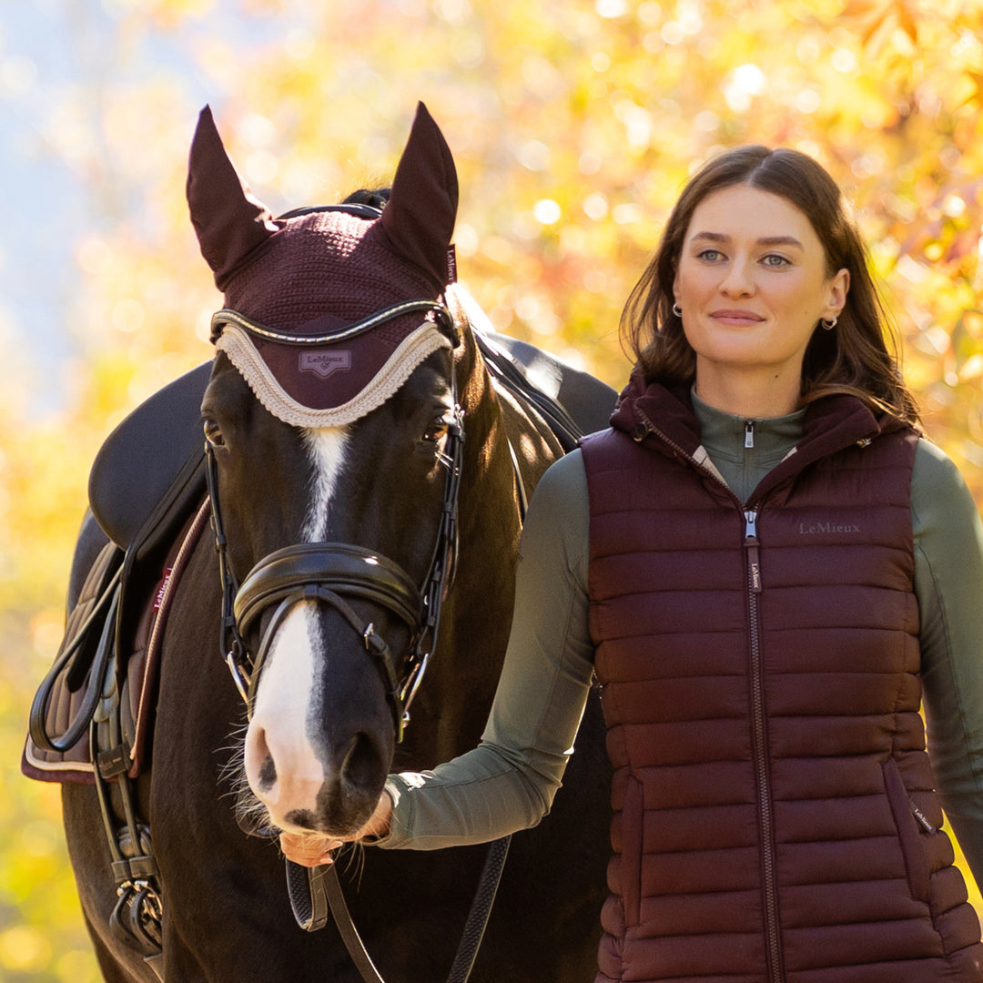 LeMieux Loire Fly Hood - Damson