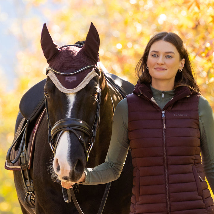 LeMieux Loire Fly Hood - Damson