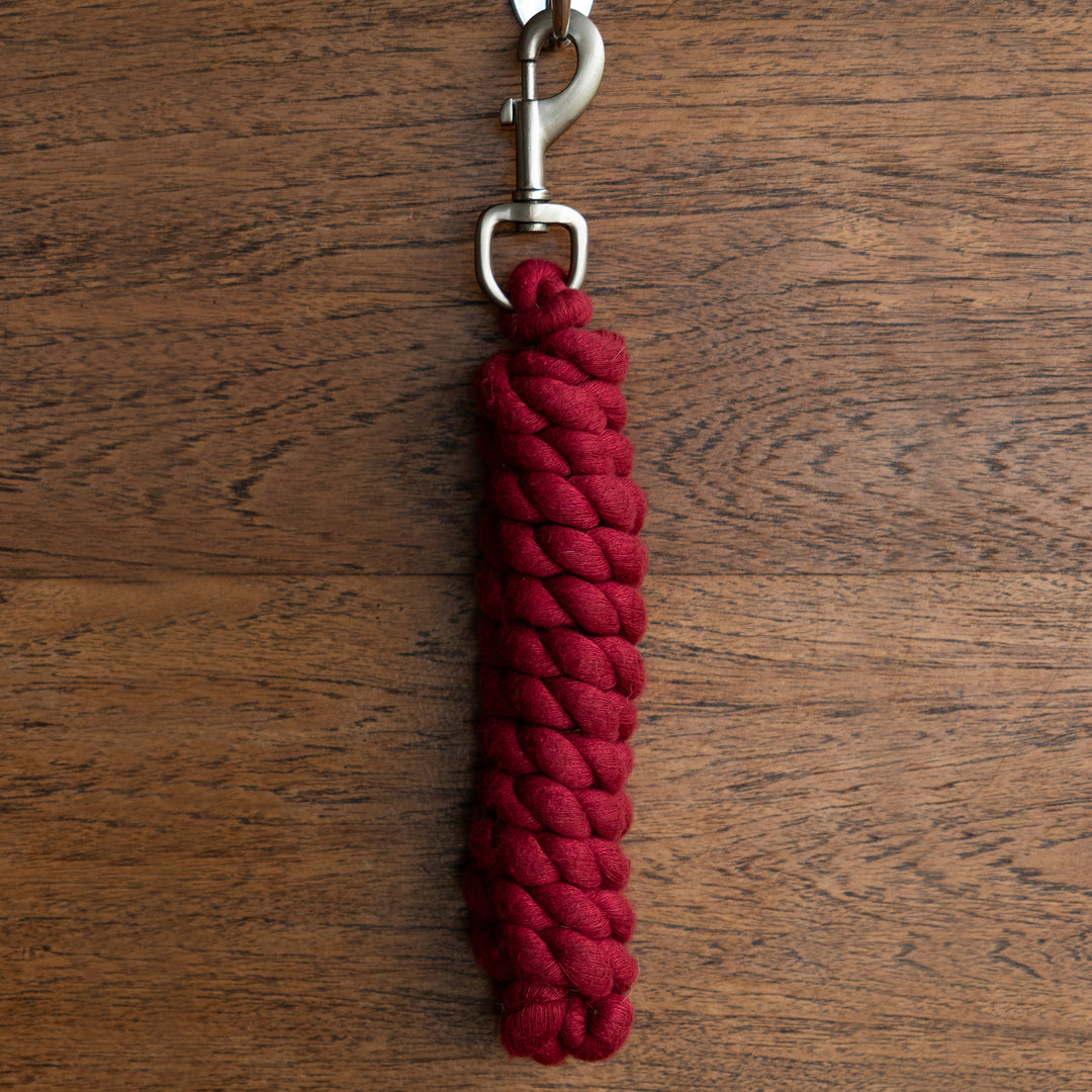 LeMieux Polycotton Leadrope - Cranberry