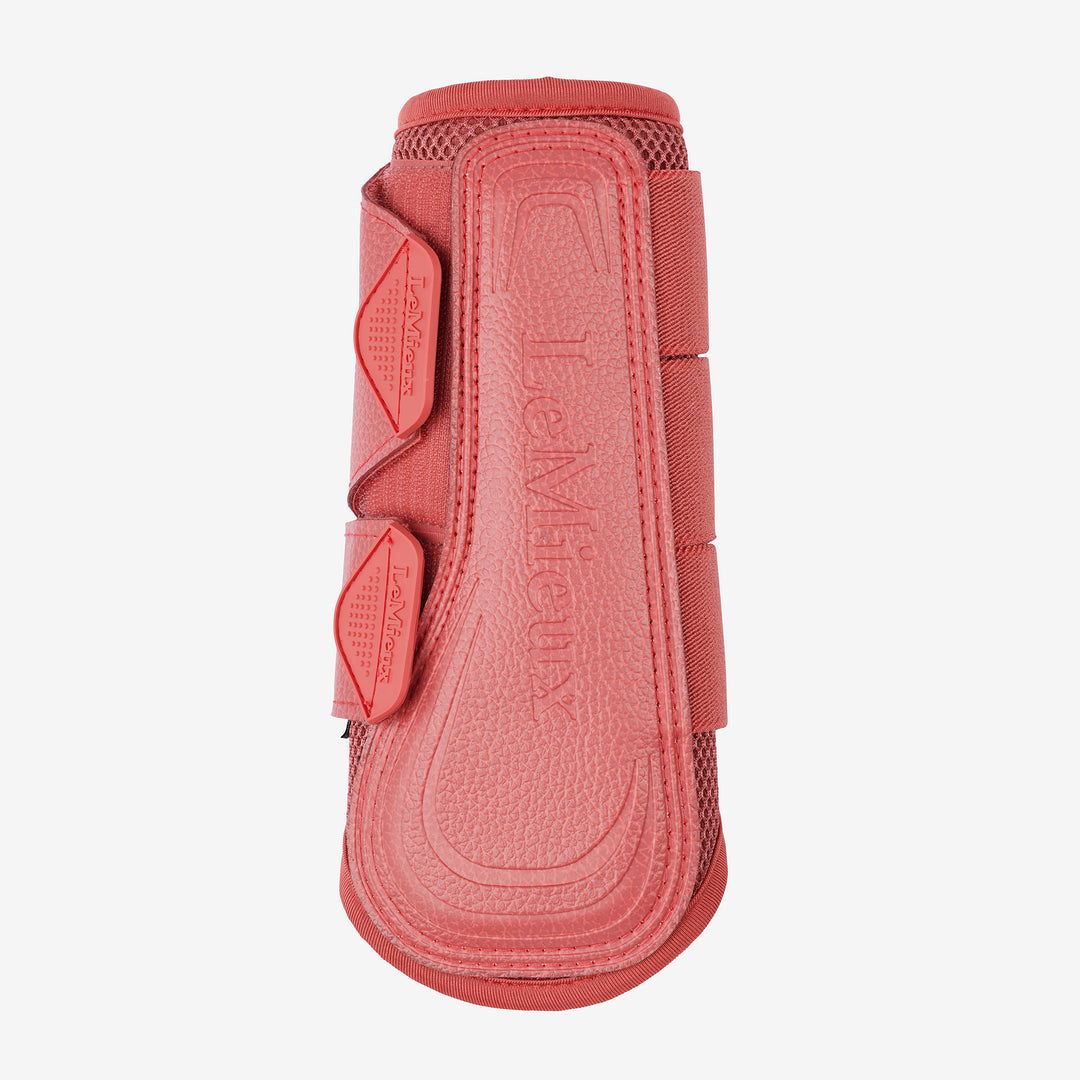 LeMieux Arika Mesh Brushing Boots Cranberry