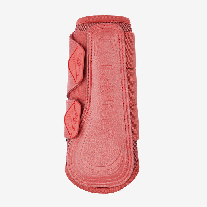 LeMieux Arika Mesh Brushing Boots Cranberry