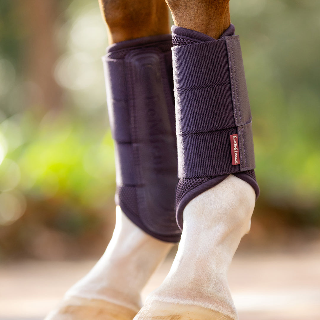 LeMieux Arika Mesh Brushing Boots Juniper