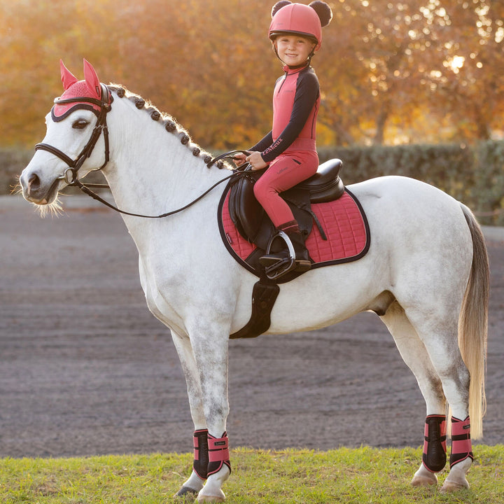 LeMieux Mini Grafter Brushing Boots - Cranberry