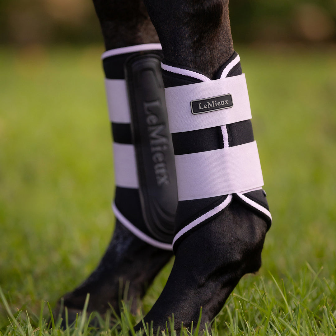 LeMieux Grafter Brushing Boots - Lilac