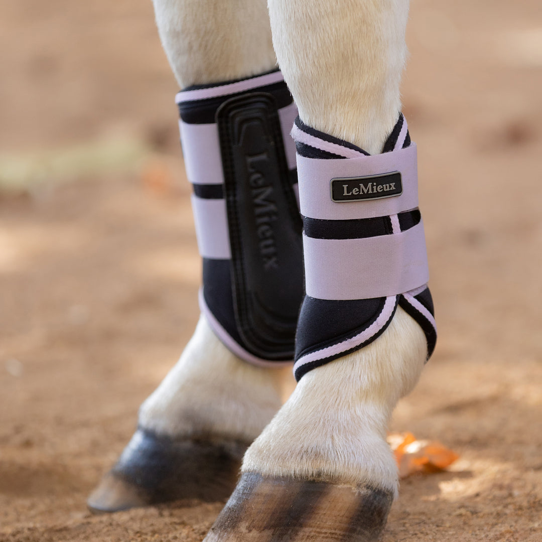 LeMieux Mini Grafter Brushing Boots - Lilac