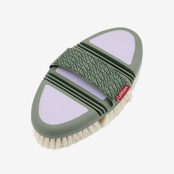 LeMieux Flexi Goat Hair Body Brush - Lilac