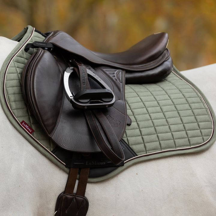 LeMieux Suede Close Contact Square Rosemary