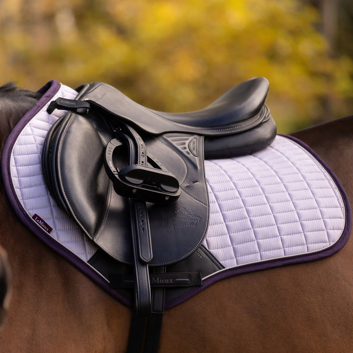 LeMieux Suede Close Contact Square Lilac