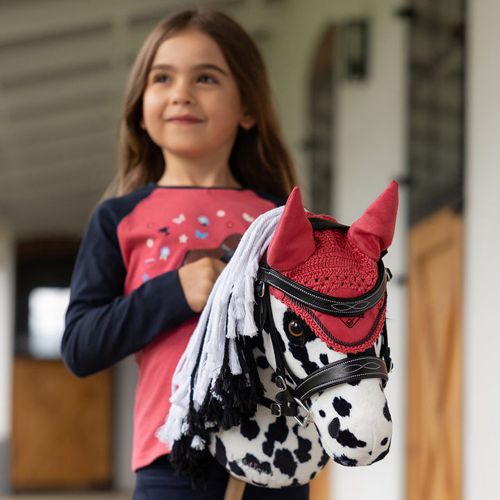 LeMieux Hobby Horse Fly Hood - Cranberry