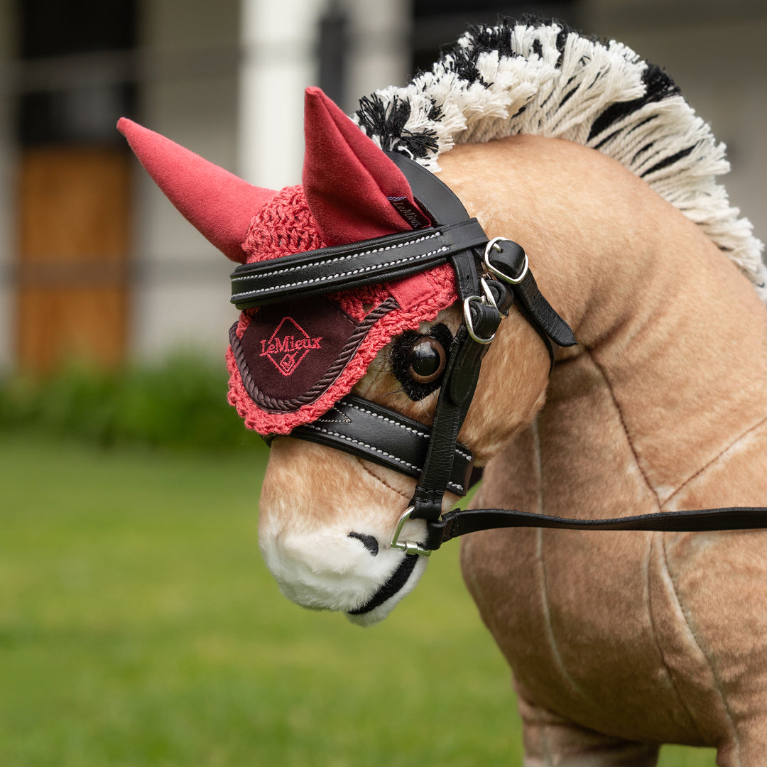 LeMieux Toy Pony Fly Hood - Cranberry