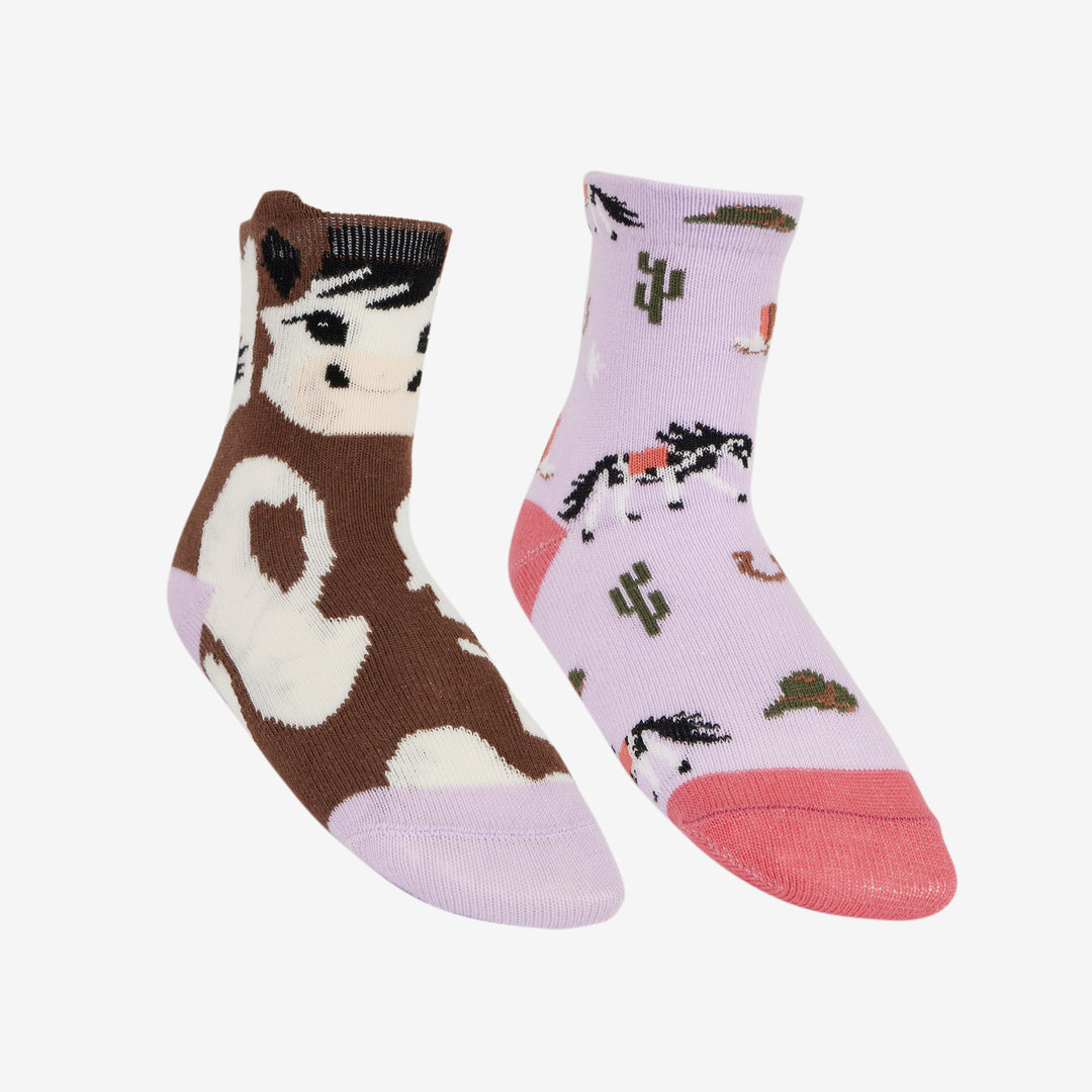 LeMieux Mini Cotton Character 2 Pack Paint Pony Socks