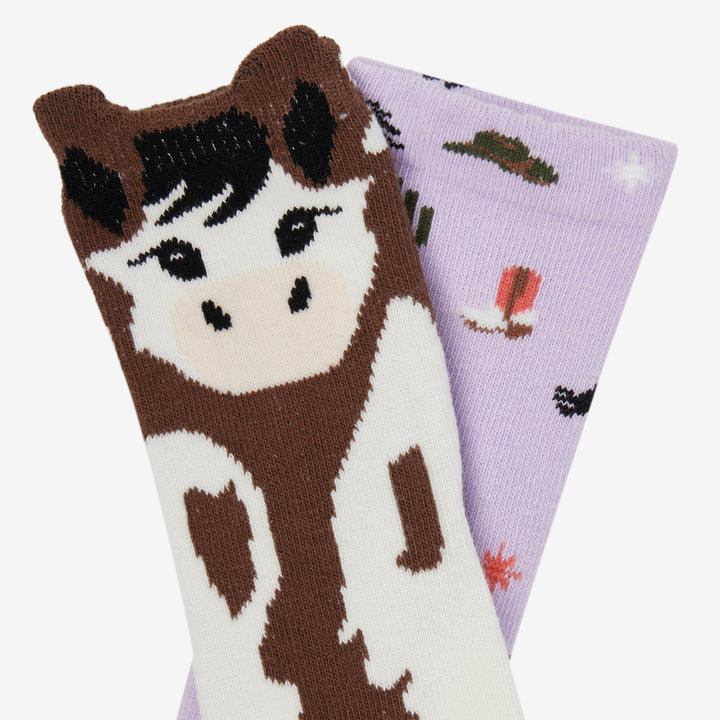 LeMieux Mini Cotton Character 2 Pack Paint Pony Socks