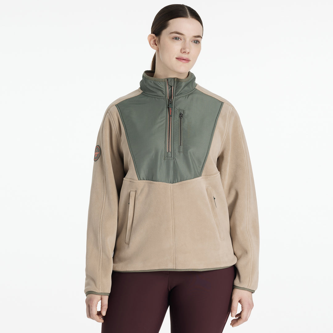 LeMieux Ladies Clara Hybrid Fleece Rosemary