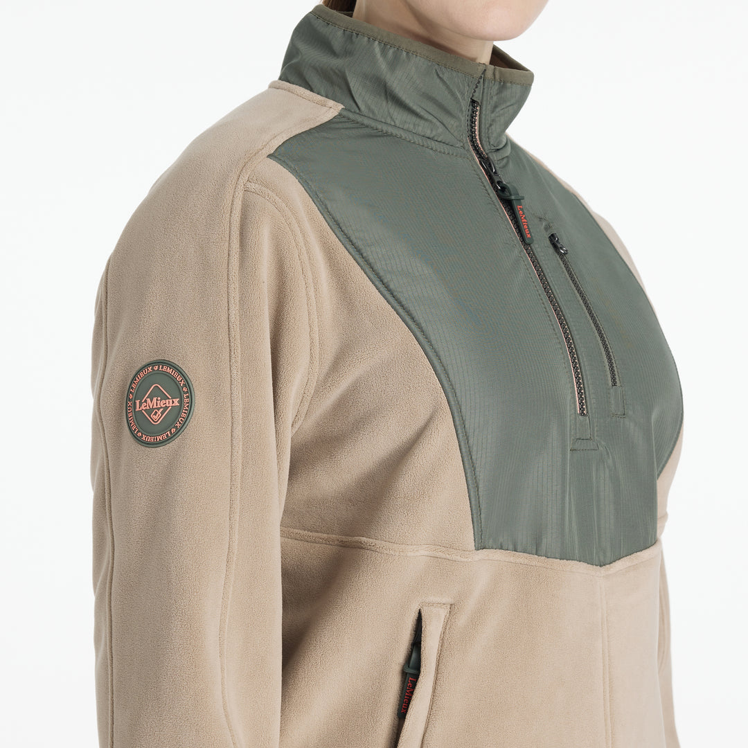 LeMieux Ladies Clara Hybrid Fleece Rosemary