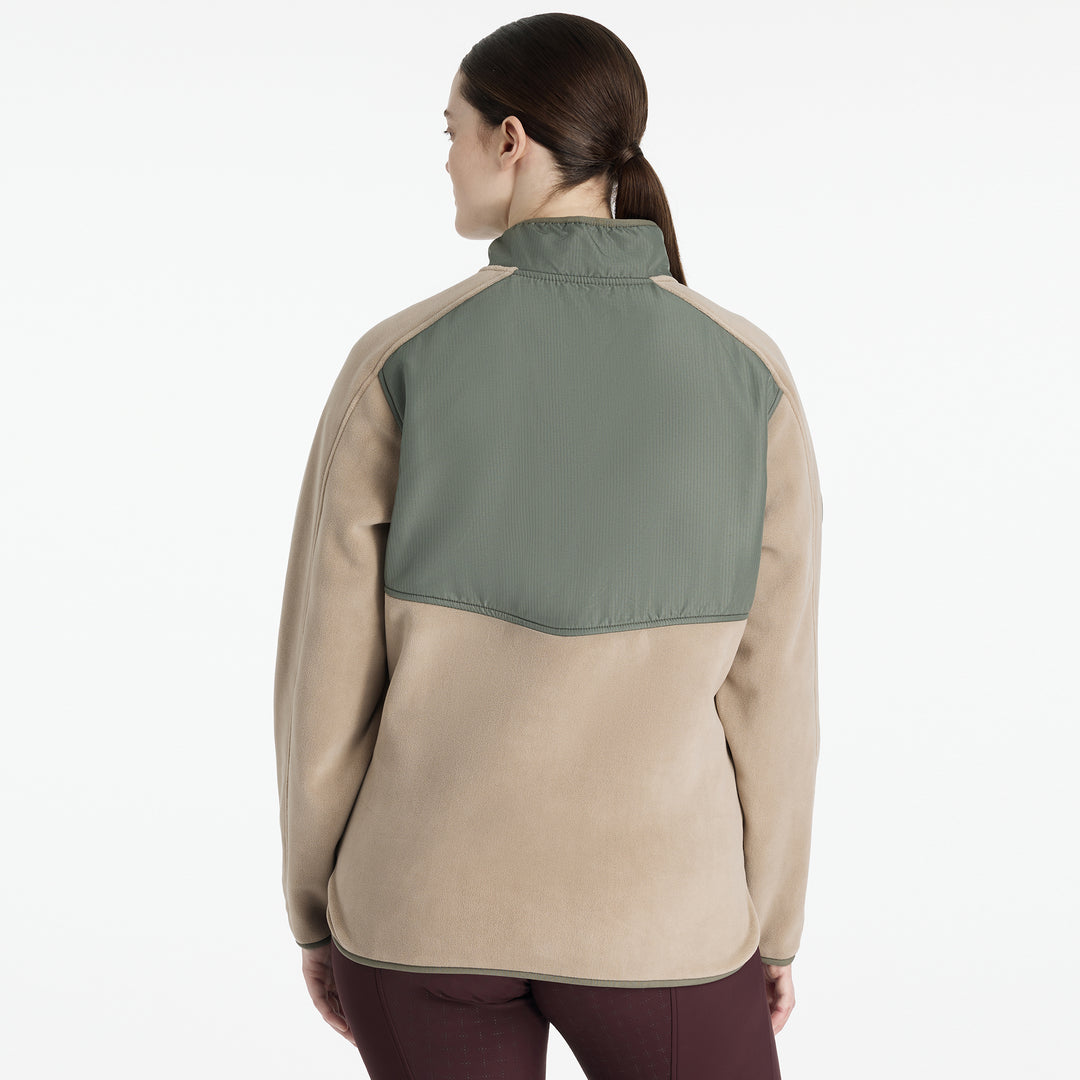 LeMieux Ladies Clara Hybrid Fleece Rosemary