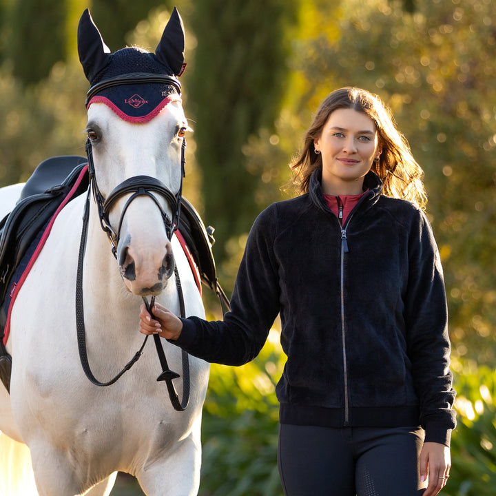 LeMieux Ladies Liberty Fleece Zip Through Navy