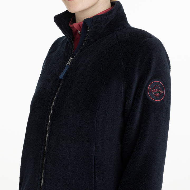 LeMieux Ladies Liberty Fleece Zip Through Navy
