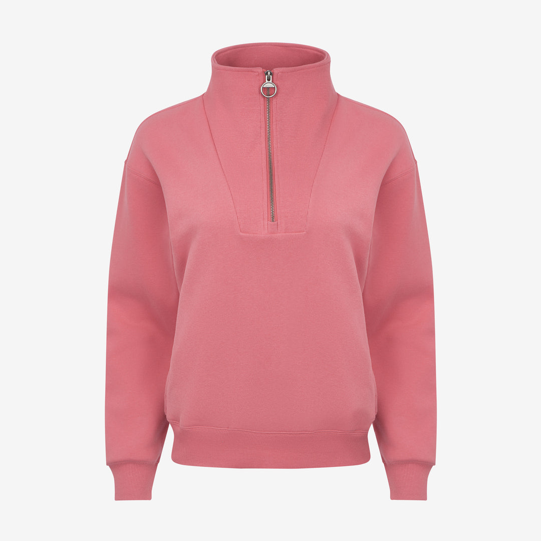 LeMieux Ladies Keira Quarter Zip Sweat Cranberry