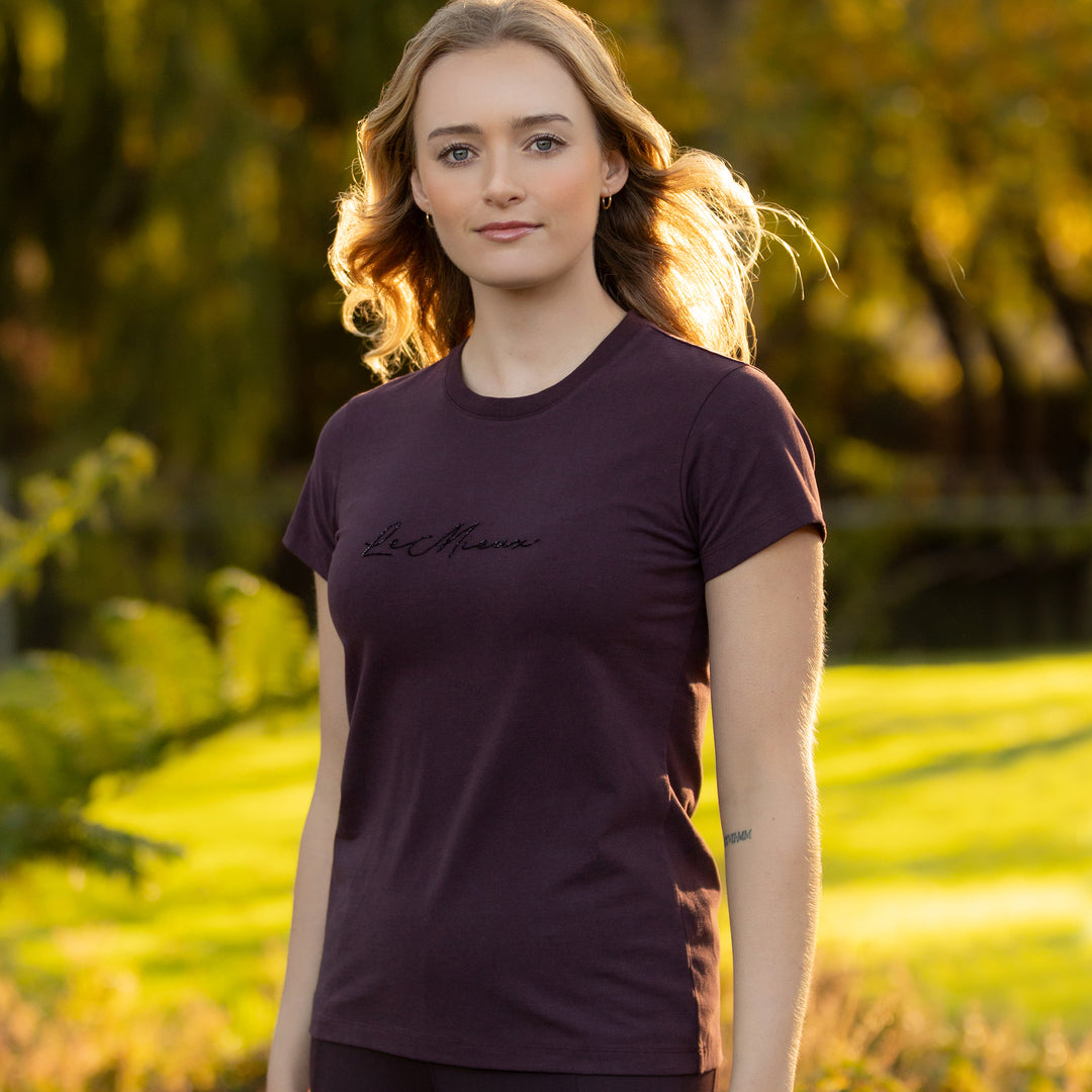 LeMieux Ladies Classique T-shirt Damson