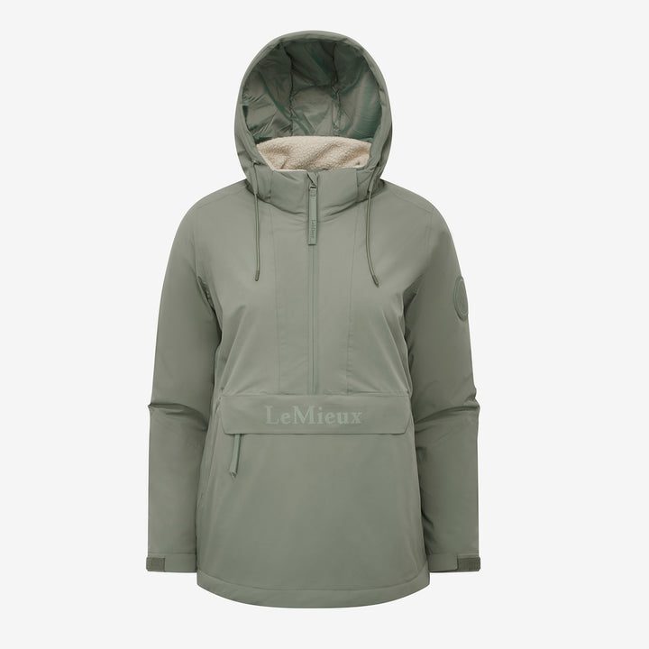 LeMieux Ladies Phoebe Half Zip Waterproof Anorak - Rosemary