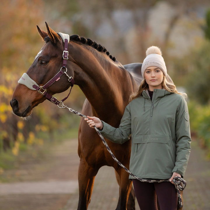 LeMieux Ladies Phoebe Half Zip Waterproof Anorak - Rosemary