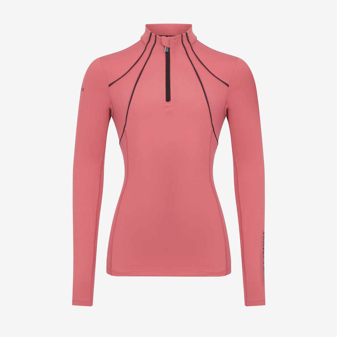 LeMieux Young Rider Mia Mesh Base Layer - Cranberry