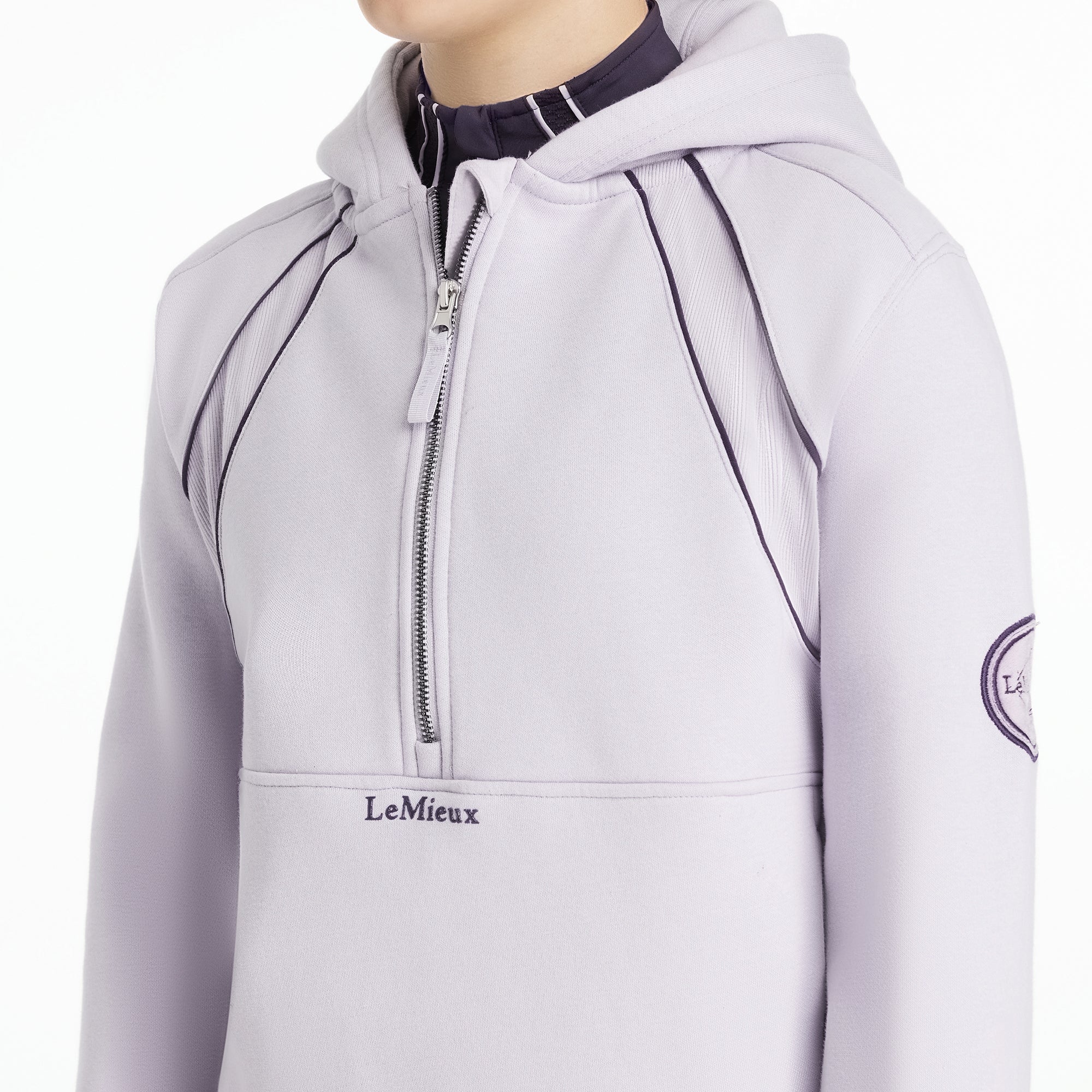 LeMieux Young Rider Hettie Half Zip Hoodie Lilac - Lilac | Millbry