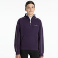LeMieux Young Rider Kate Quarter Zip Sweater - Juniper/Lilac