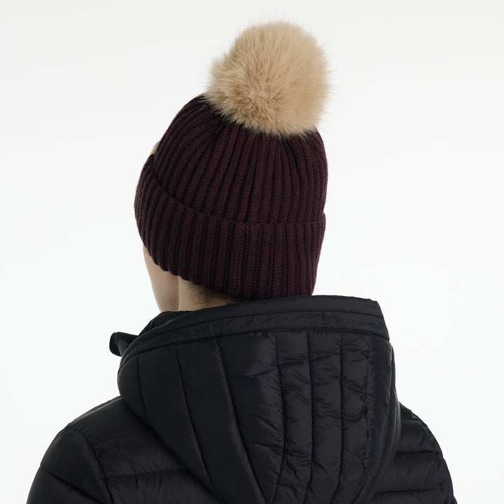LeMieux Ladies Clara Rib Beanie Damson