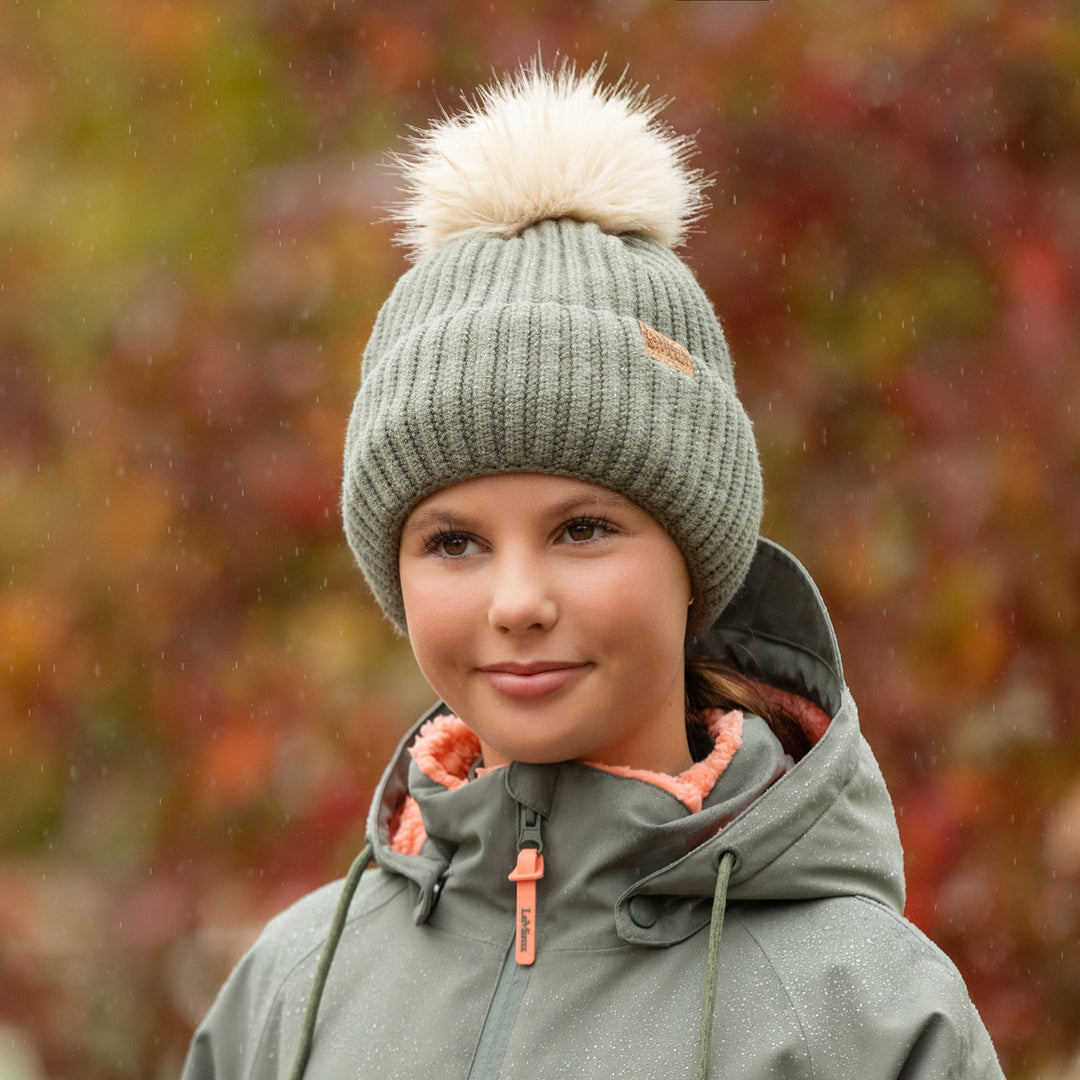 LeMieux Ladies Clara Rib Beanie Rosemary