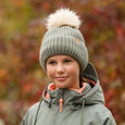 LeMieux Ladies Clara Rib Beanie - Walnut