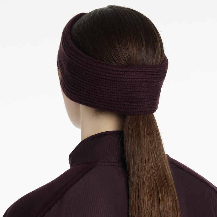 LeMieux Ladies Clara Rib Knot Headband Damson