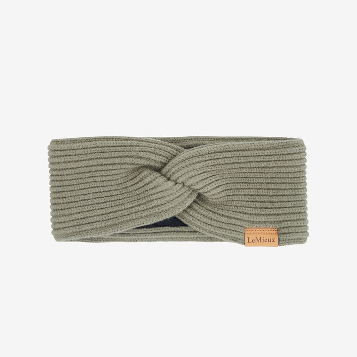 LeMieux Ladies Clara Rib Knot Headband Rosemary