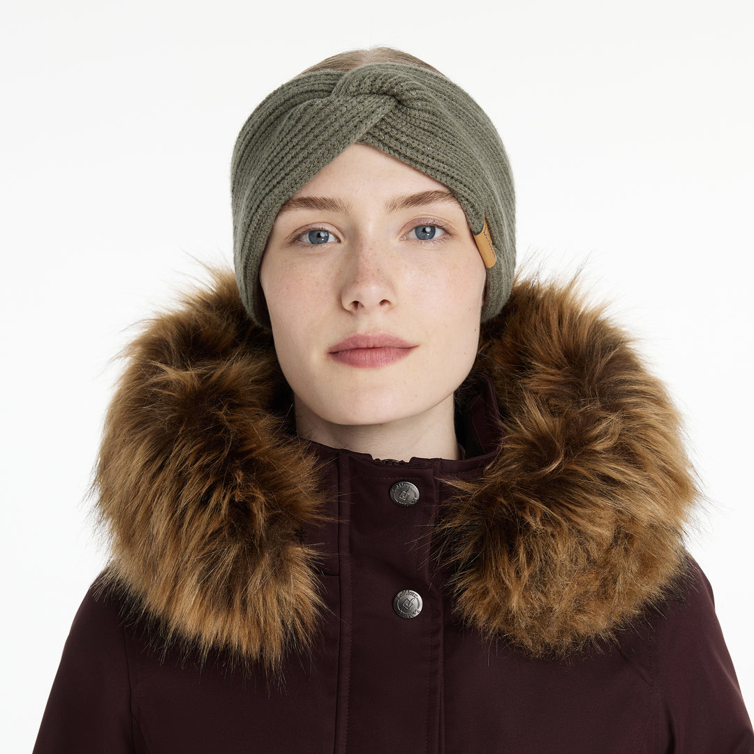 LeMieux Ladies Clara Rib Knot Headband Rosemary