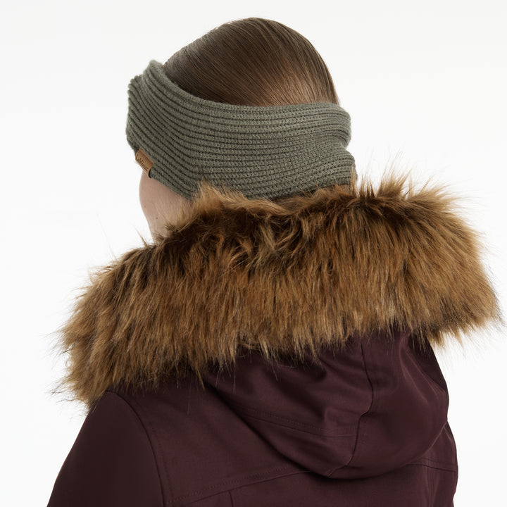 LeMieux Ladies Clara Rib Knot Headband Rosemary