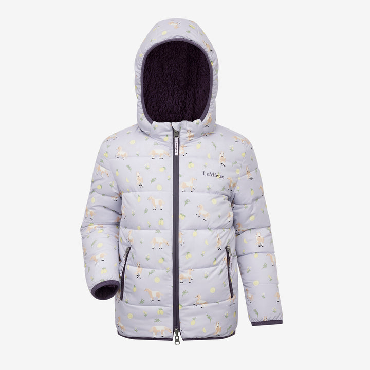 LeMieux Mini Printed Lilo Puffer Jacket Lilac