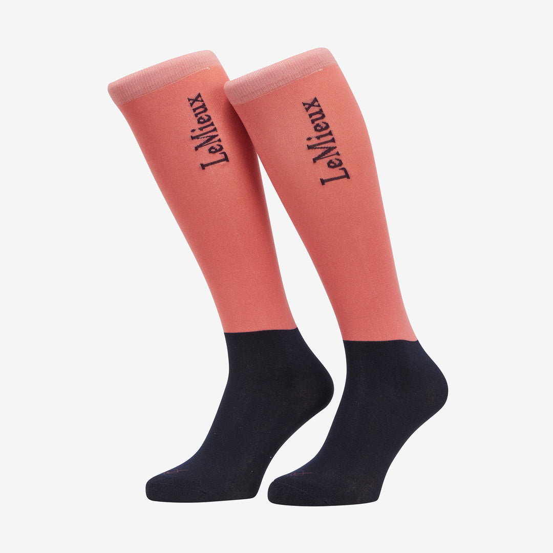 LeMieux Ladies Competition Socks 2 Pack Cranberry