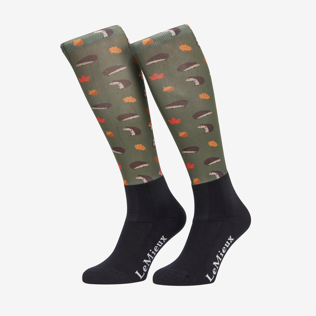 LeMieux Ladies Hedgehogs Footsie Socks