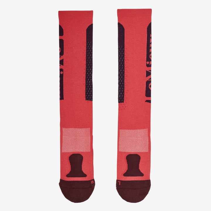 LeMieux Ladies Silicone Socks Cranberry