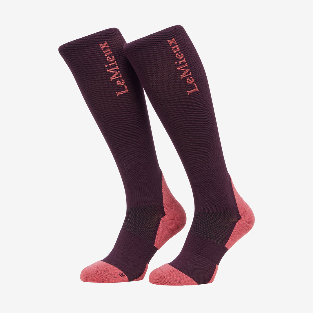 LeMieux Ladies Performance Socks Damson