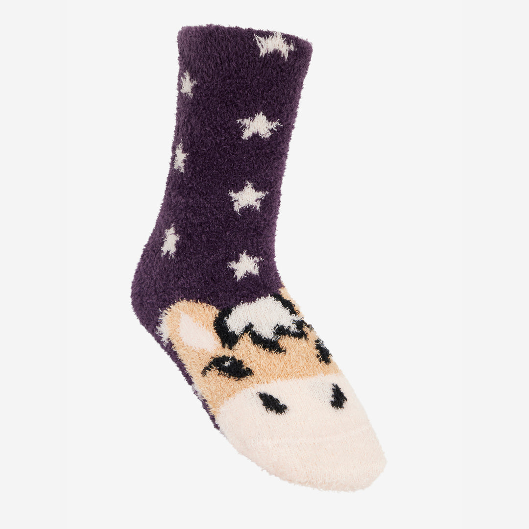LeMieux Mini Fluffy Character Socks - Juniper