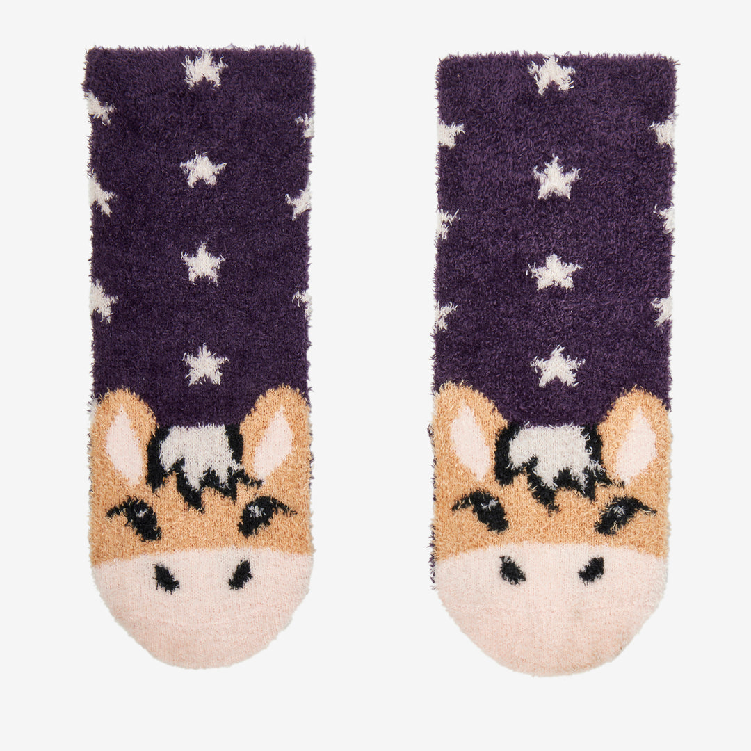 LeMieux Mini Fluffy Character Socks - Juniper