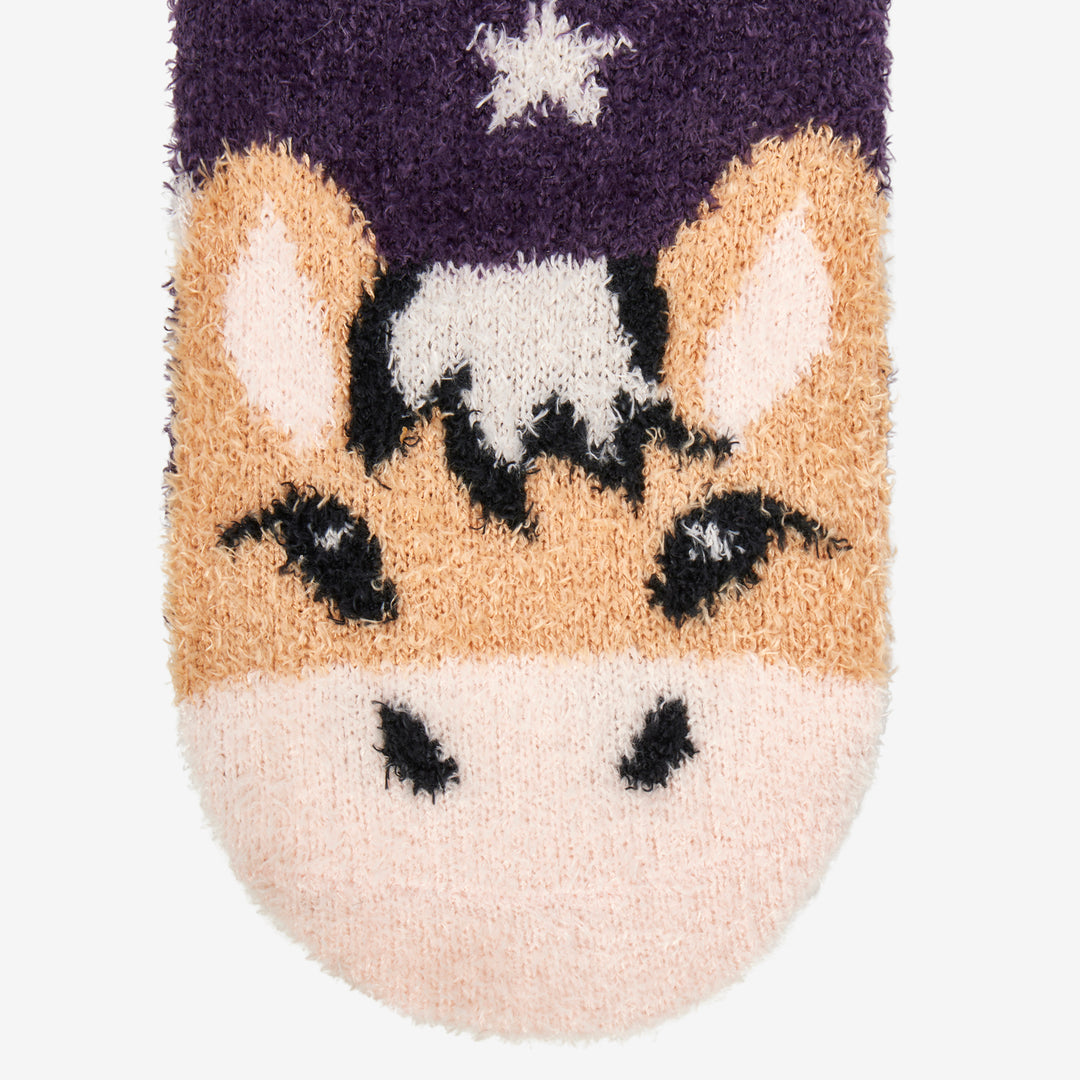 LeMieux Mini Fluffy Character Socks - Juniper