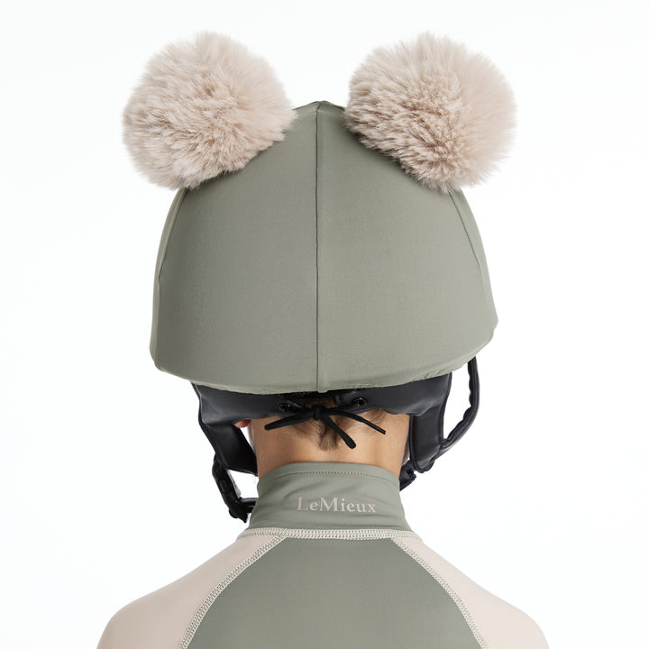 LeMieux Mini Double Pom Hat Silk - Rosemary