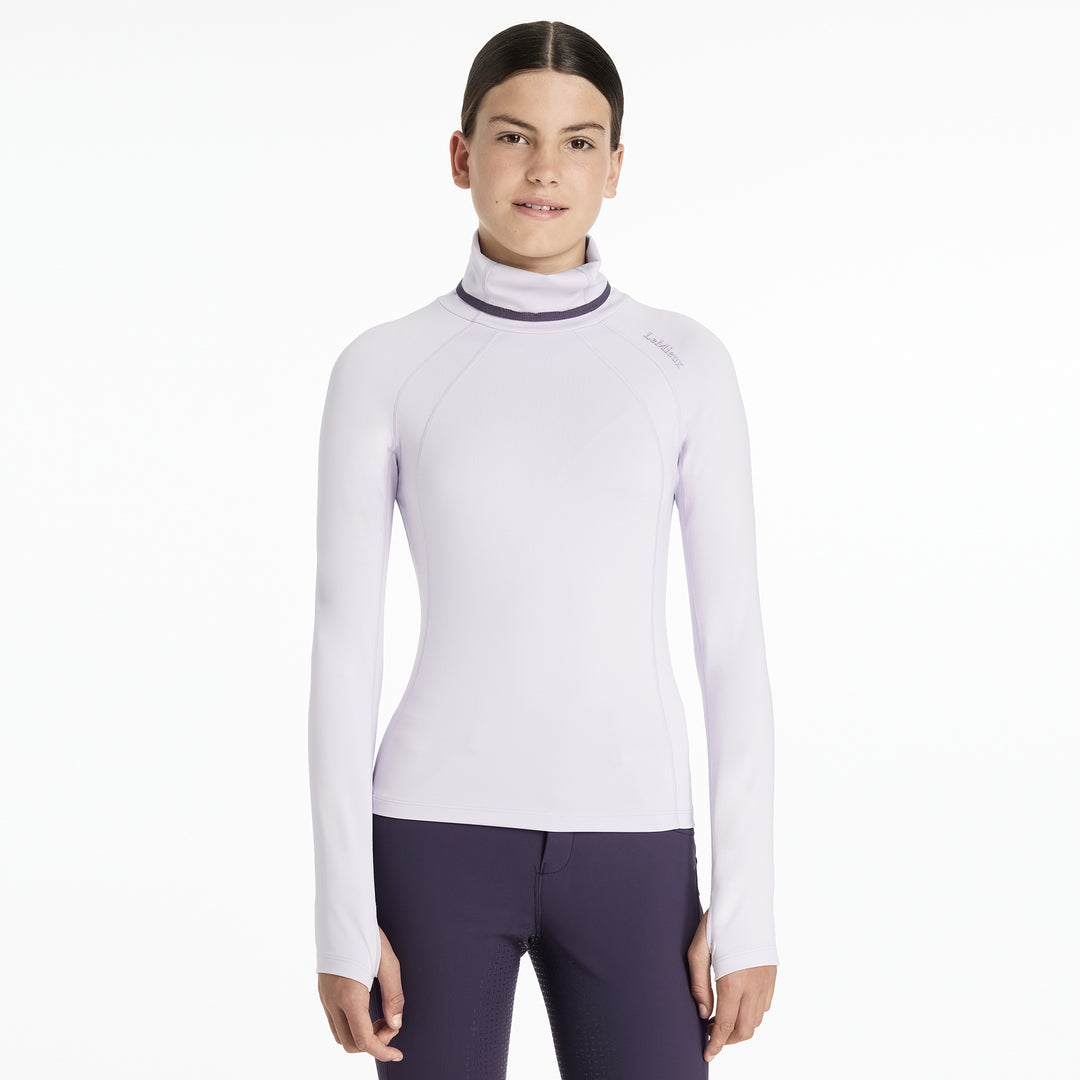 LeMieux Young Rider Savannah Snood Mesh Base Layer Lilac